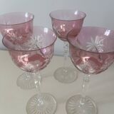 Verres en cristal taillé
