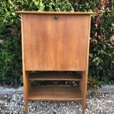 Oak writing desk by Roger Landault