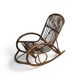 Rohé Noordwolde bent wicker / rattan rocking chair