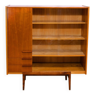 Midcentury glazed bookcase by František Mezulánik for UP Závody, 1960´s