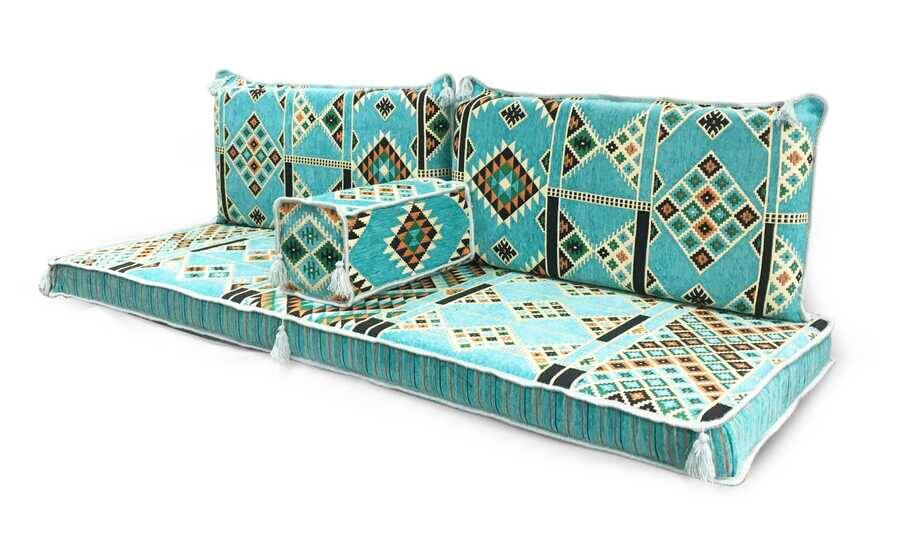 Traditional Sofa, Anatolian Floor Pillow, Sectional Pillow