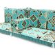 Traditional Sofa, Anatolian Floor Pillow, Sectional Pillow