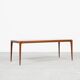 Midcentury Danish coffee table in teak by Johannes Andersen for Silkeborg 1960s