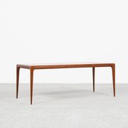 Midcentury Danish coffee table in teak by Johannes Andersen for Silkeborg 1960s