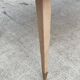 Scandinavian extendable dining table in wood and beautiful lacquered marquetry 230cm