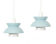 Paire de suspensions scandinave Doo-Wop ou « Navy » edition 2010