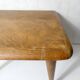 table basse d'appoint en bois pieds compas Design années 1950/60