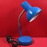 Vintage Klein Blue Desk Lamp by Veb Narva, 1950s/1960s