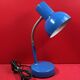Vintage Klein Blue Desk Lamp by Veb Narva, 1950s/1960s