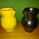 2 vintage ceramic vases Saint Clement, B .  Letalle
