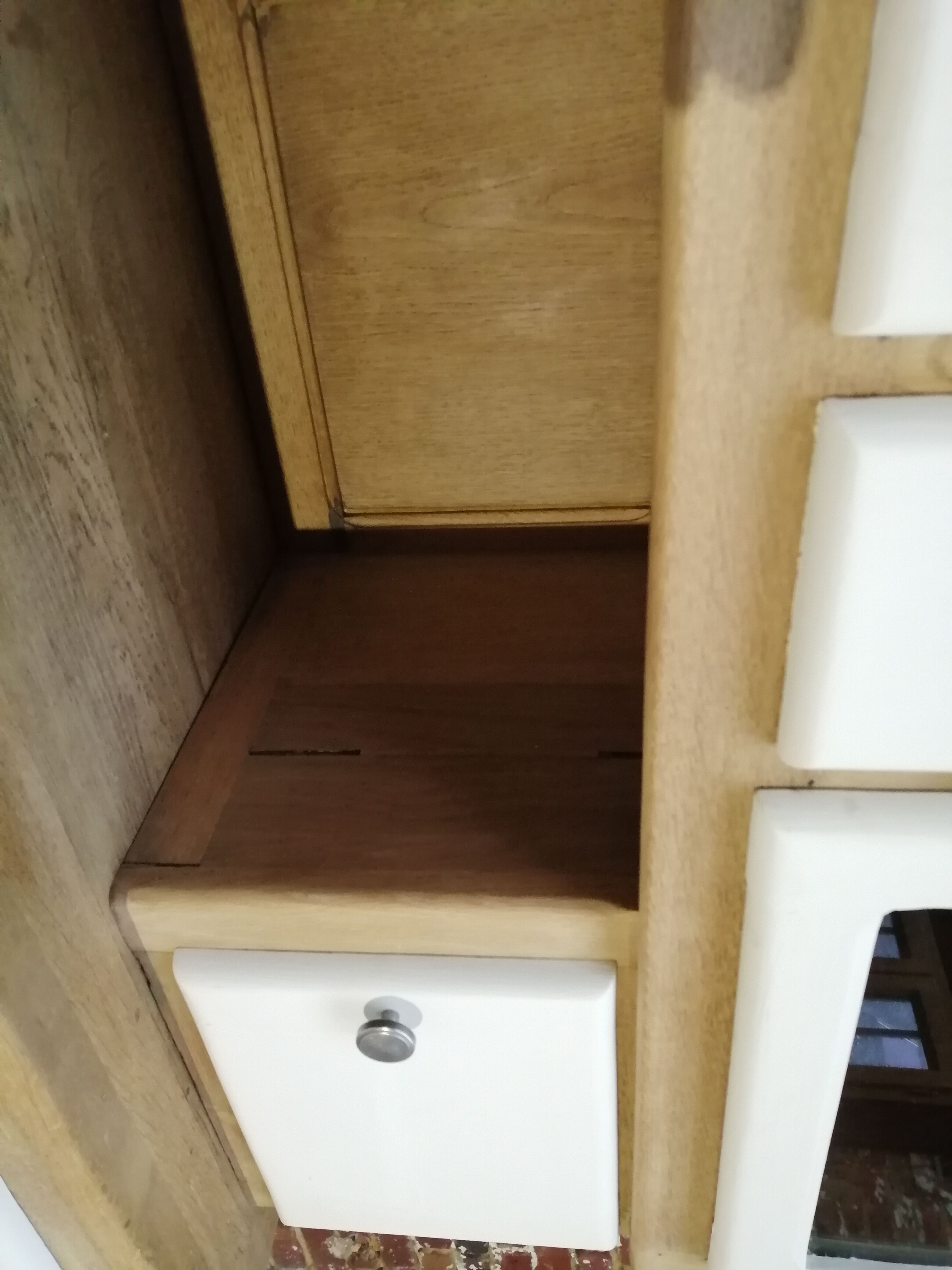 Buffet mado brushed oak and vintage cream