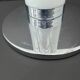 Esperia lamp in murano glass and chrome, italy 1970