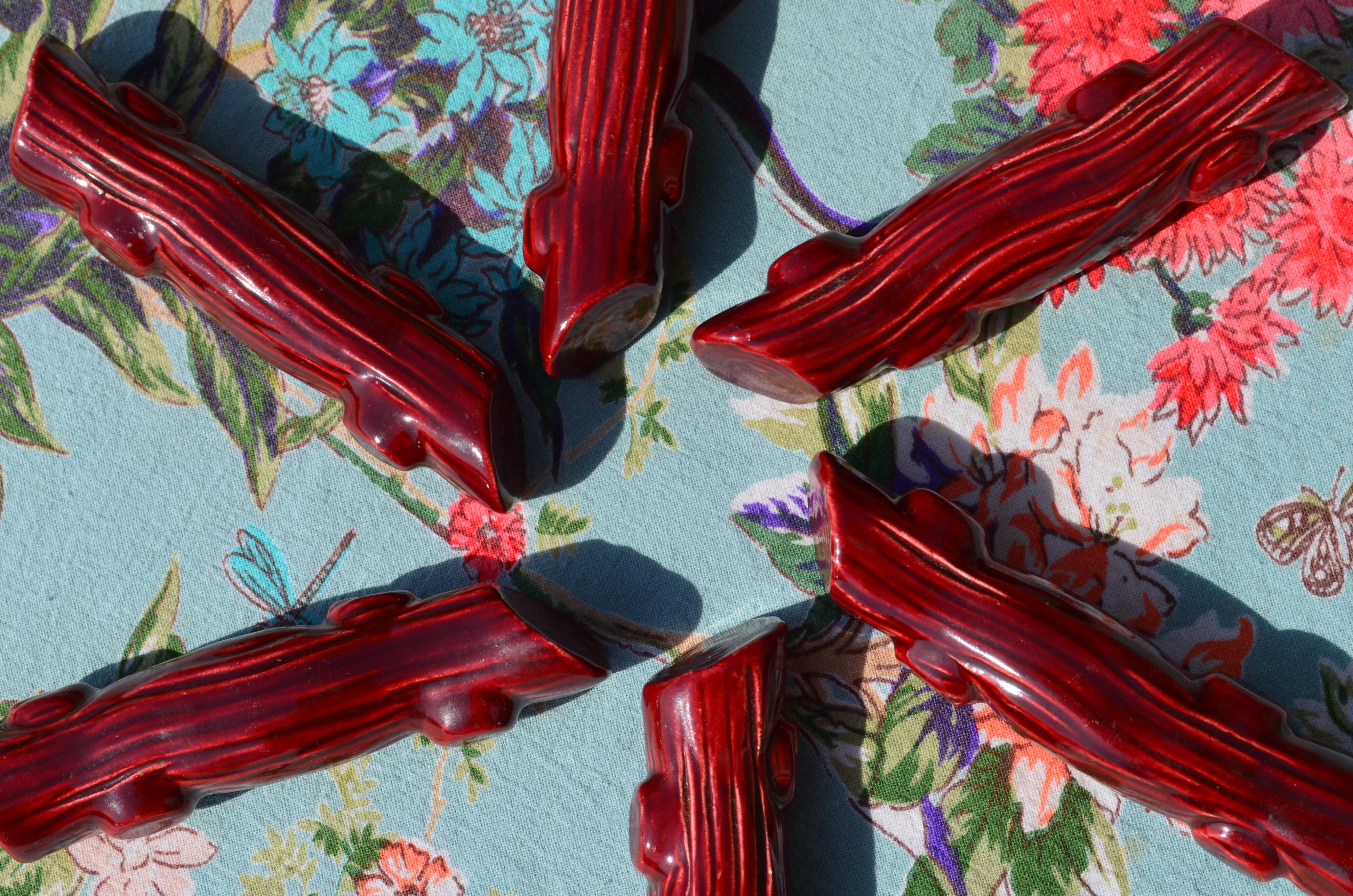 Set of 6 knife holders