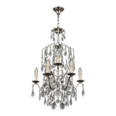 Lustre de style rococo avec 9 bras lumineux