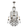 Rococo-style chandelier with 9 light arms.