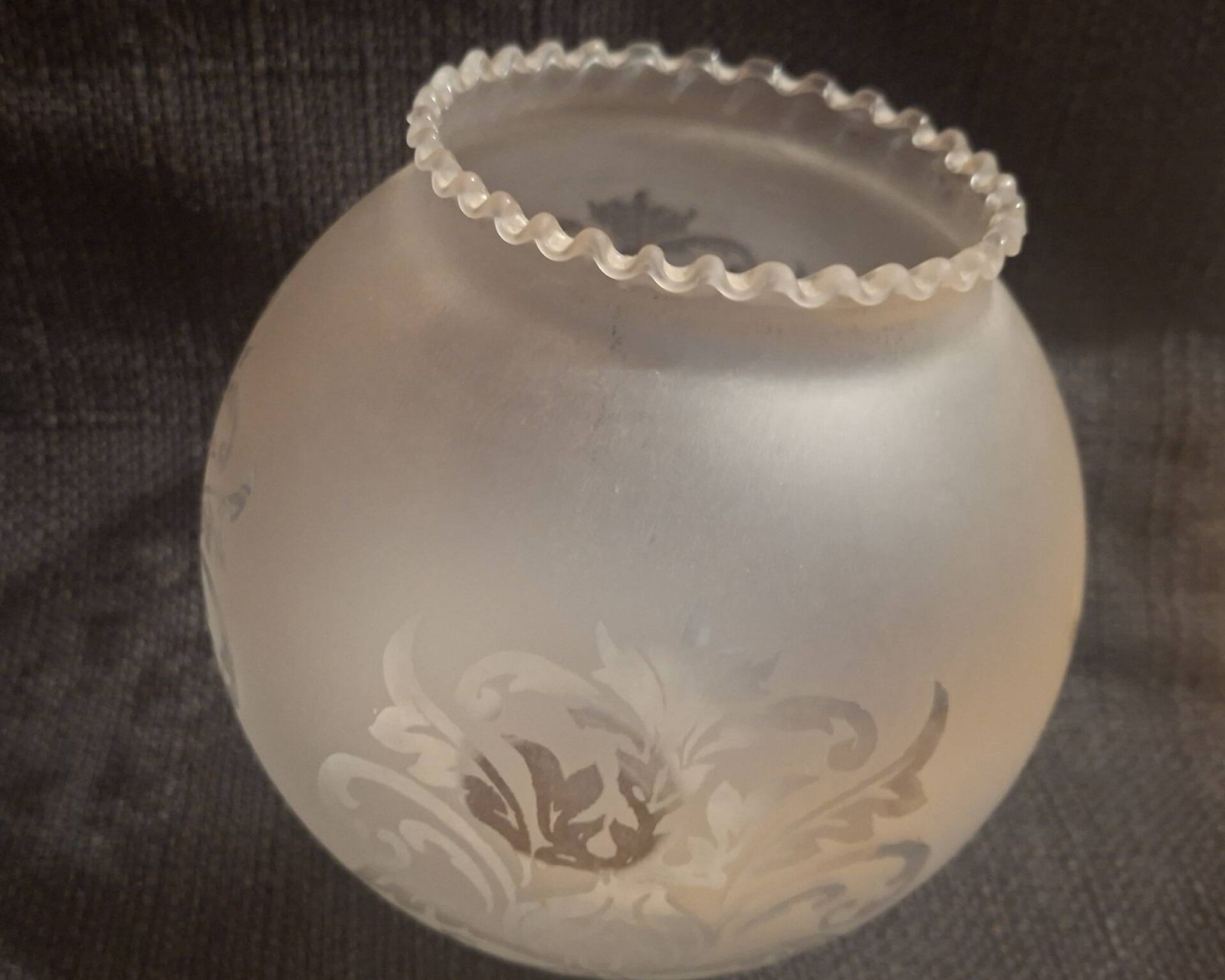 Lustre cage Louis XV en bronze massif et pampilles cristal - 9 lumiere