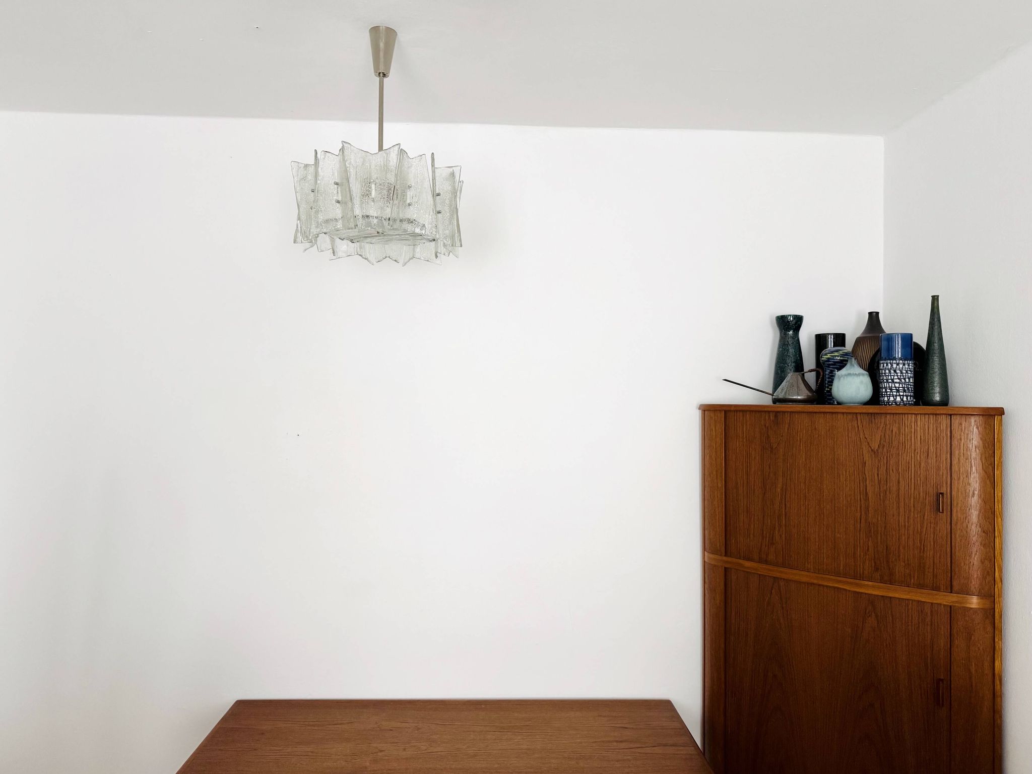 Chandelier en verre de glace autrichien