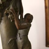 Art Nouveau vase with nymph decoration