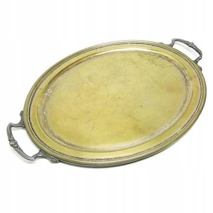 E3D Br. Buch Large Elliptical Tray for Coffee Service