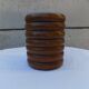 turned wooden box