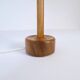Lampe de table en teck massif du milieu du siècle 1960s Suède
