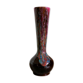 Vase Vallauris vintage Brown-rose