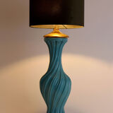 Twisted ceramic lamp