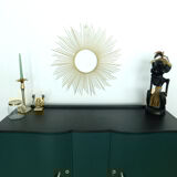 Art Deco buffet green and black