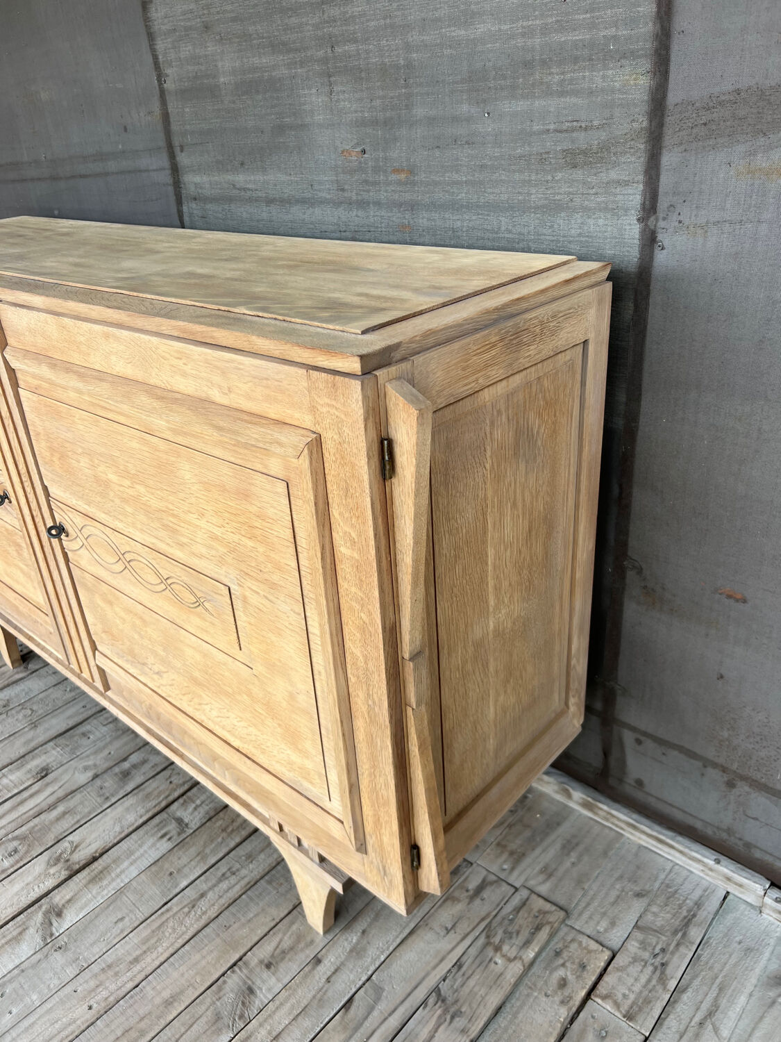 Ancien buffet bois brut
