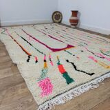 Handmade wool Berber rug 290 X 190 CM