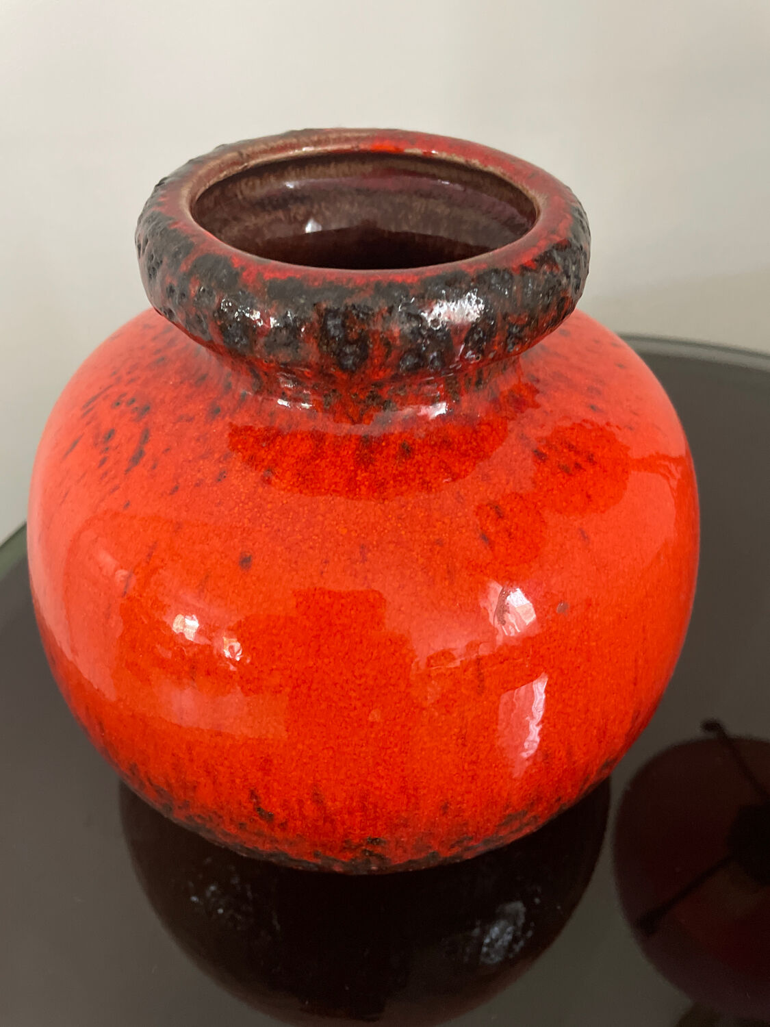 Vintage ceramic vase 1970