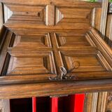 Meuble cabinet louis xiii double corps armoire renaissance ancien