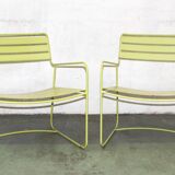 Suite of 15 Surprising garden armchairs, Fermob