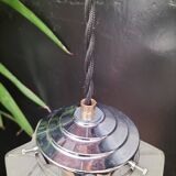 Paire de suspensions art déco en verre