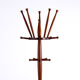 Teak coat rack