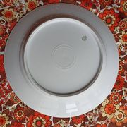 Plat de service en porcelaine de Limoges William Guérin et Compagnie