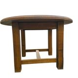 Round solid oak table