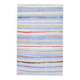 Tapis Kilim à rayures bleu clair 4x6, 117x177 cm