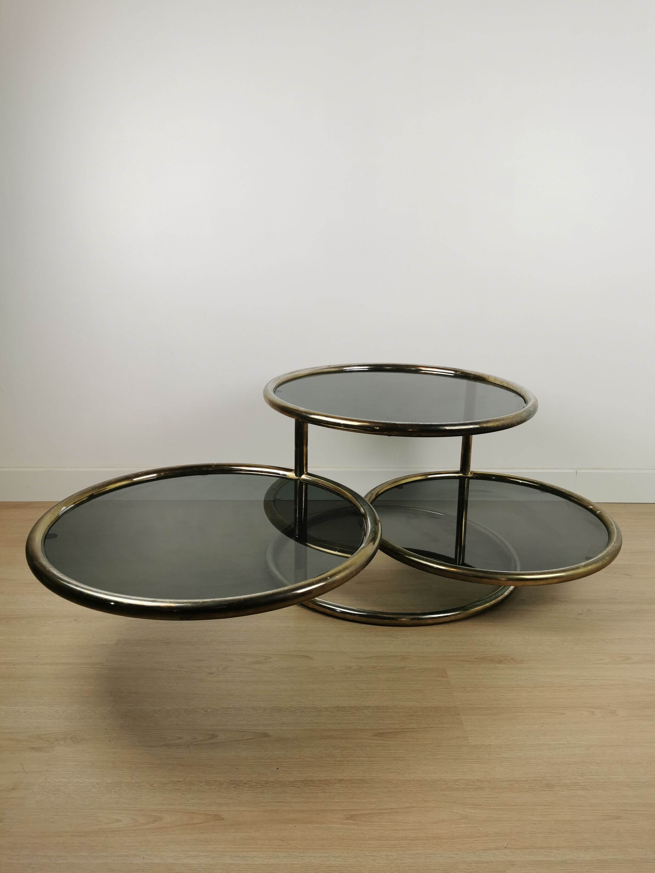 Swivel coffee table 70s
