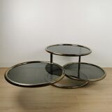 Swivel coffee table 70s