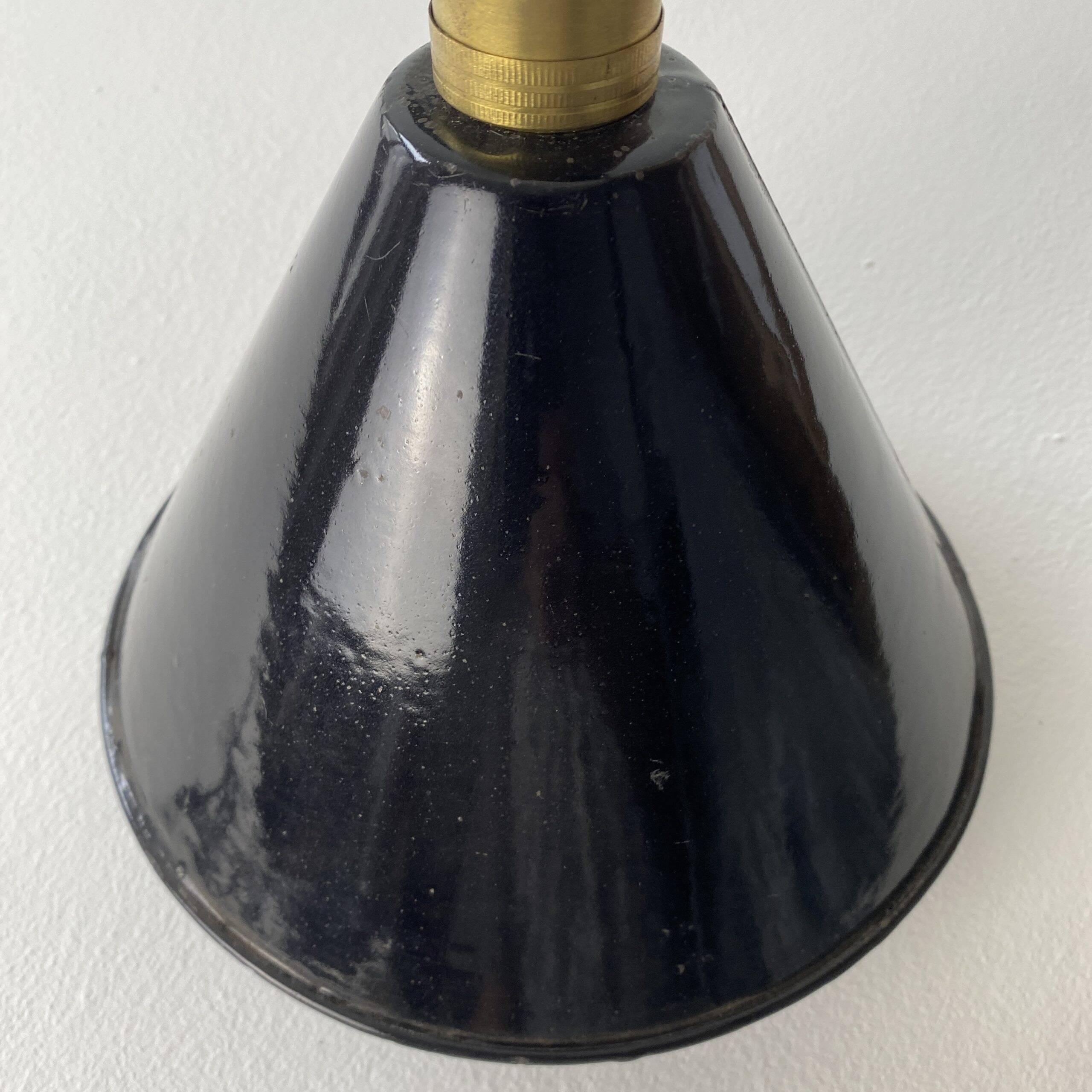 Vintage industrial three-arm wall light