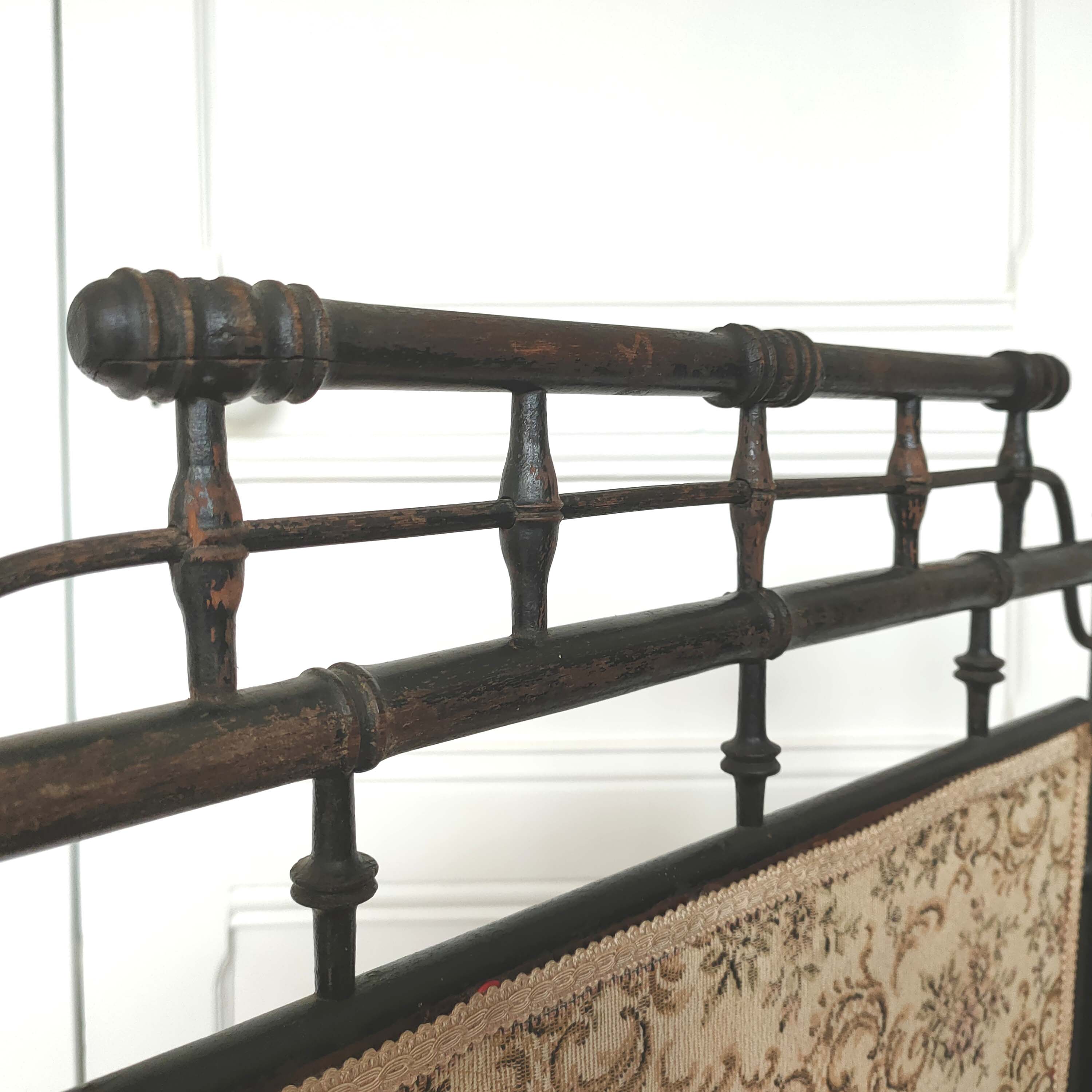 Napoleon III bamboo fireplace screen