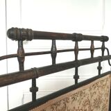 Paravent cheminée Napoléon III en bois façon bambou