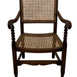 Art Deco chair minimalist oak wicker minimalist design
