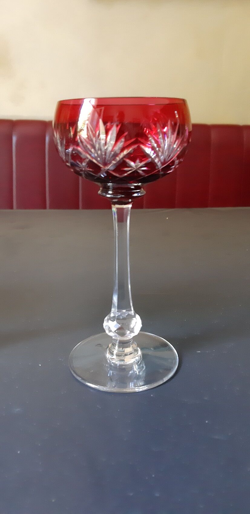 4 crystal glasses Saint Louis