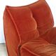 Vintage velvet armchair, 1970