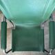 Set of 6 Chairs and 2 Matteo Grassi Armchairs in leather - rare "Basque" green