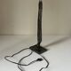 Vintage 60s metal brutalist lamp