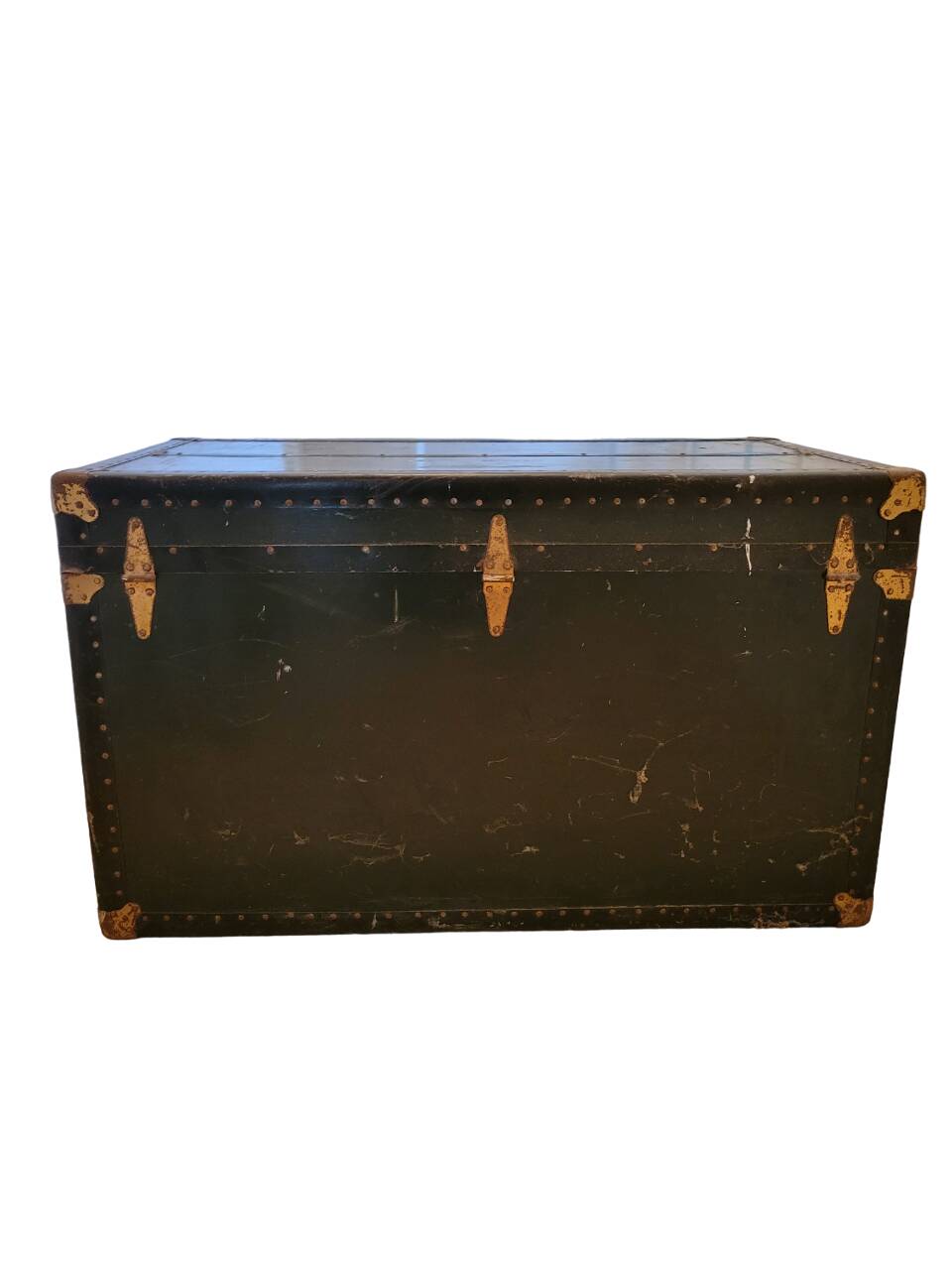 Old American travel trunk