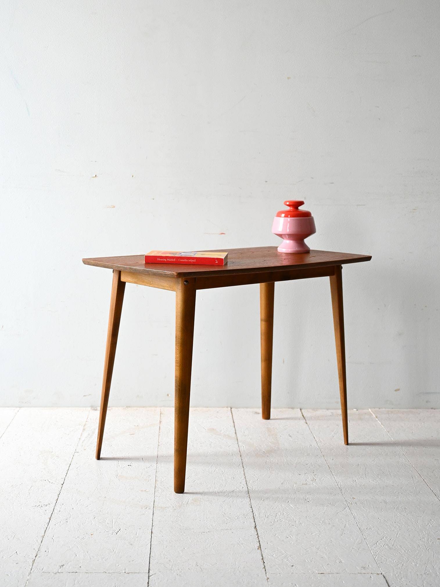 1960s Scandinavian Teak and Beech Coffee Table